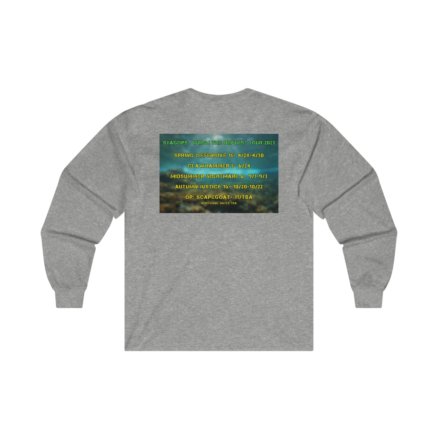 2023 From the Depths Tour (Double print) Ultra Cotton Long Sleeve Tee